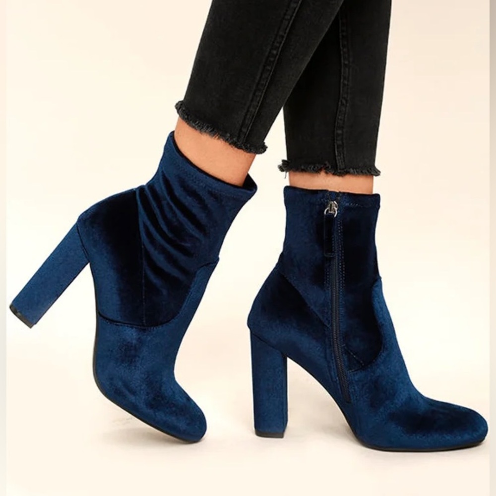 Velvet Sock Bootie